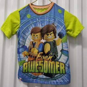 LEGO Even Awesomer Blue and Lime T-Shirt
